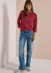 Langarmshirt gestreift