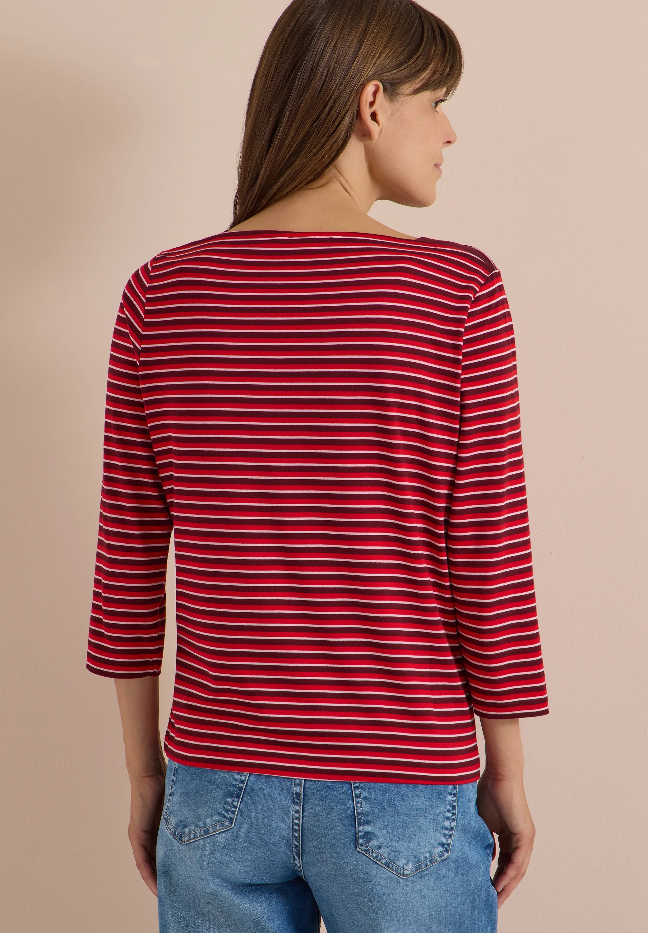 Langarmshirt gestreift