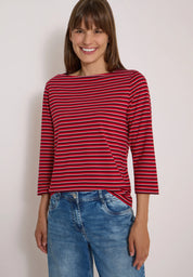 Langarmshirt gestreift