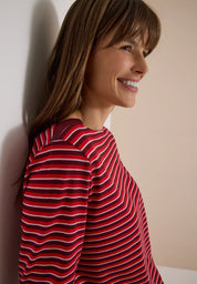 Langarmshirt gestreift