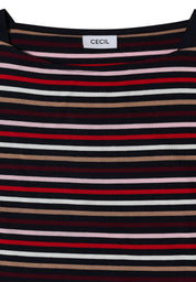 3/4-Arm Shirt mit Boat Neck