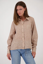 Bluse mit Strass-Steinen