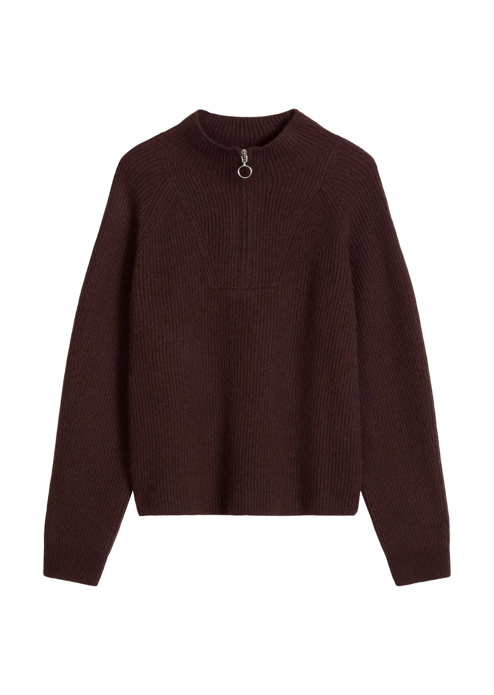 Strickpullover aus Schurwollmix