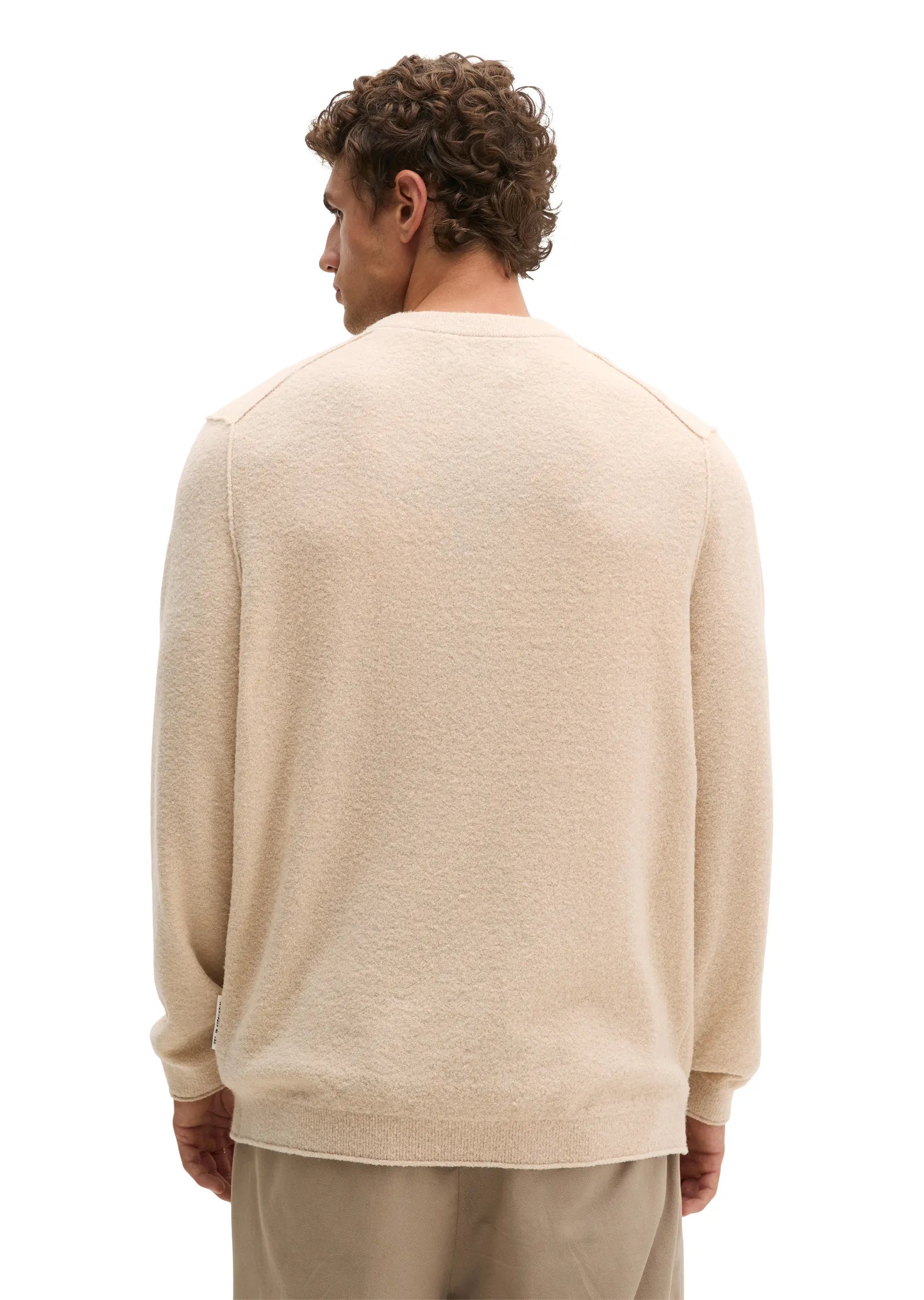 Bouclé-Strickullover Regular Fit