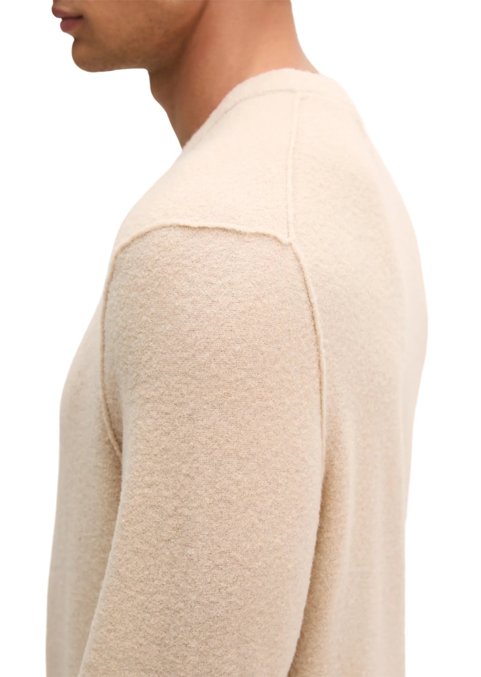 Bouclé-Strickullover Regular Fit