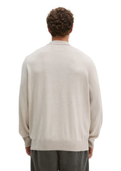 Strick-Poloshirt aus Schurwoll-Mix