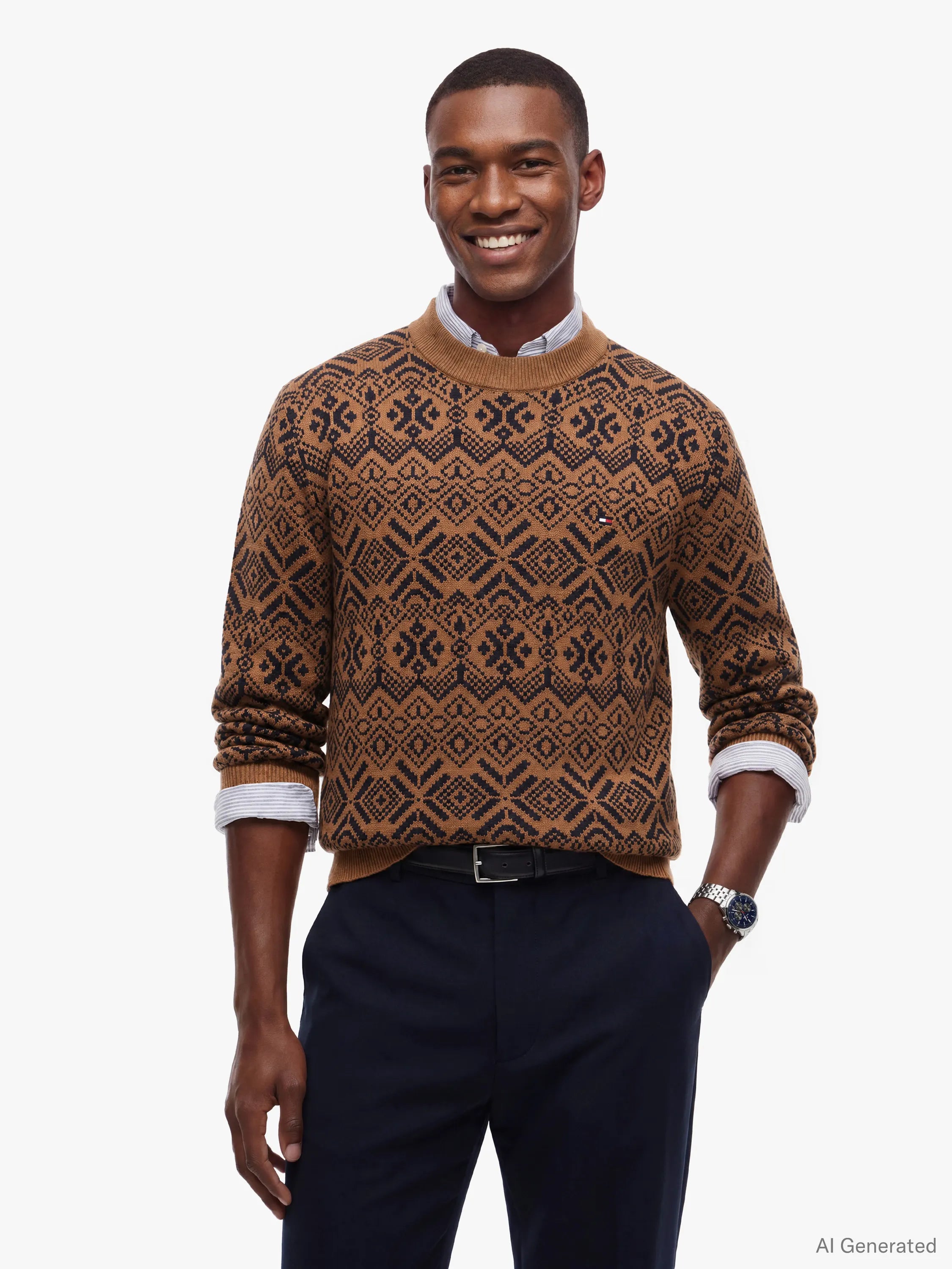 Strickpullover aus Baumwolle