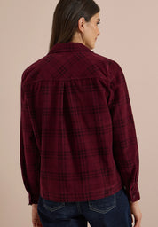 Hemdbluse kariert aus Baumwolle