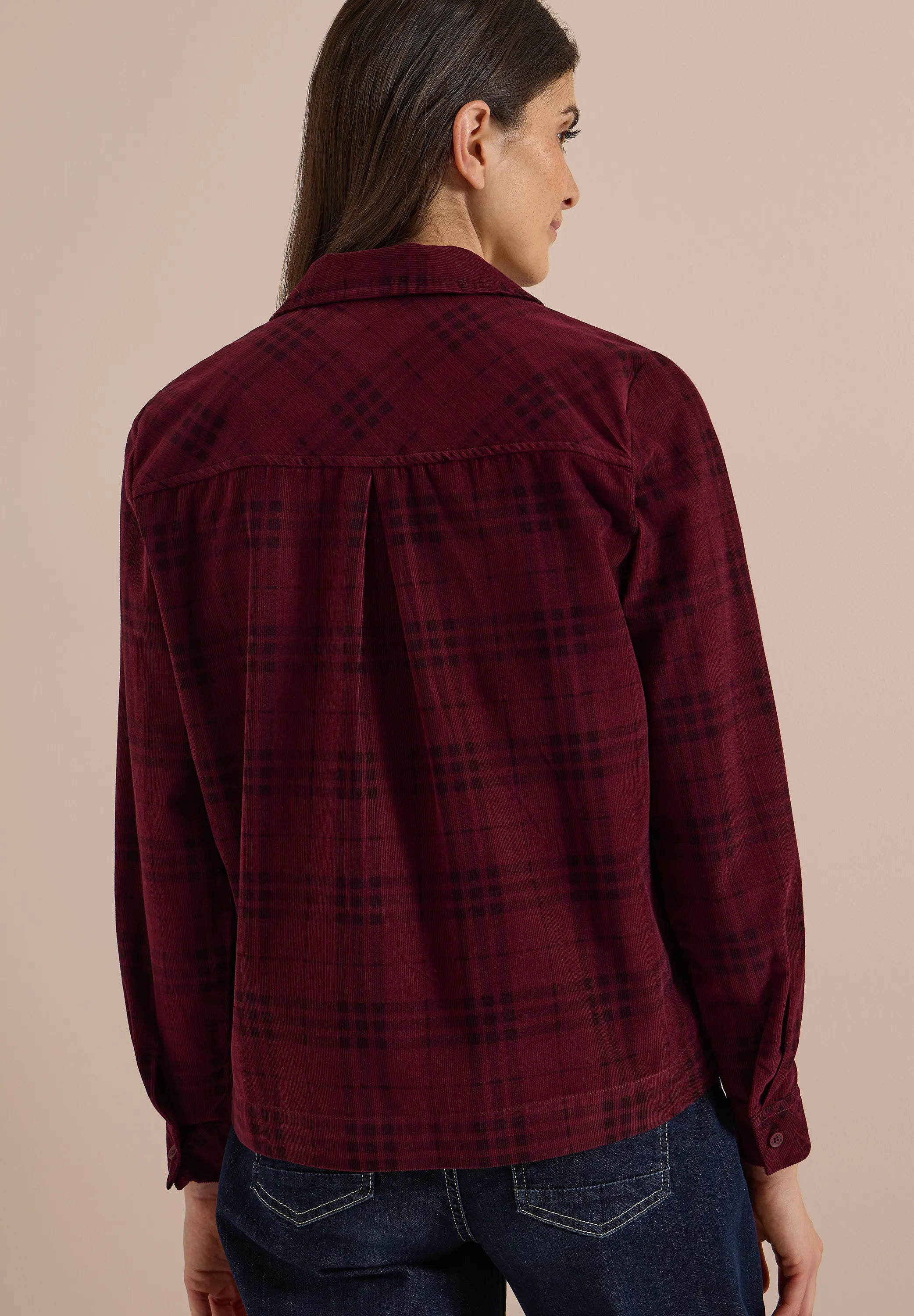 Hemdbluse kariert aus Baumwolle