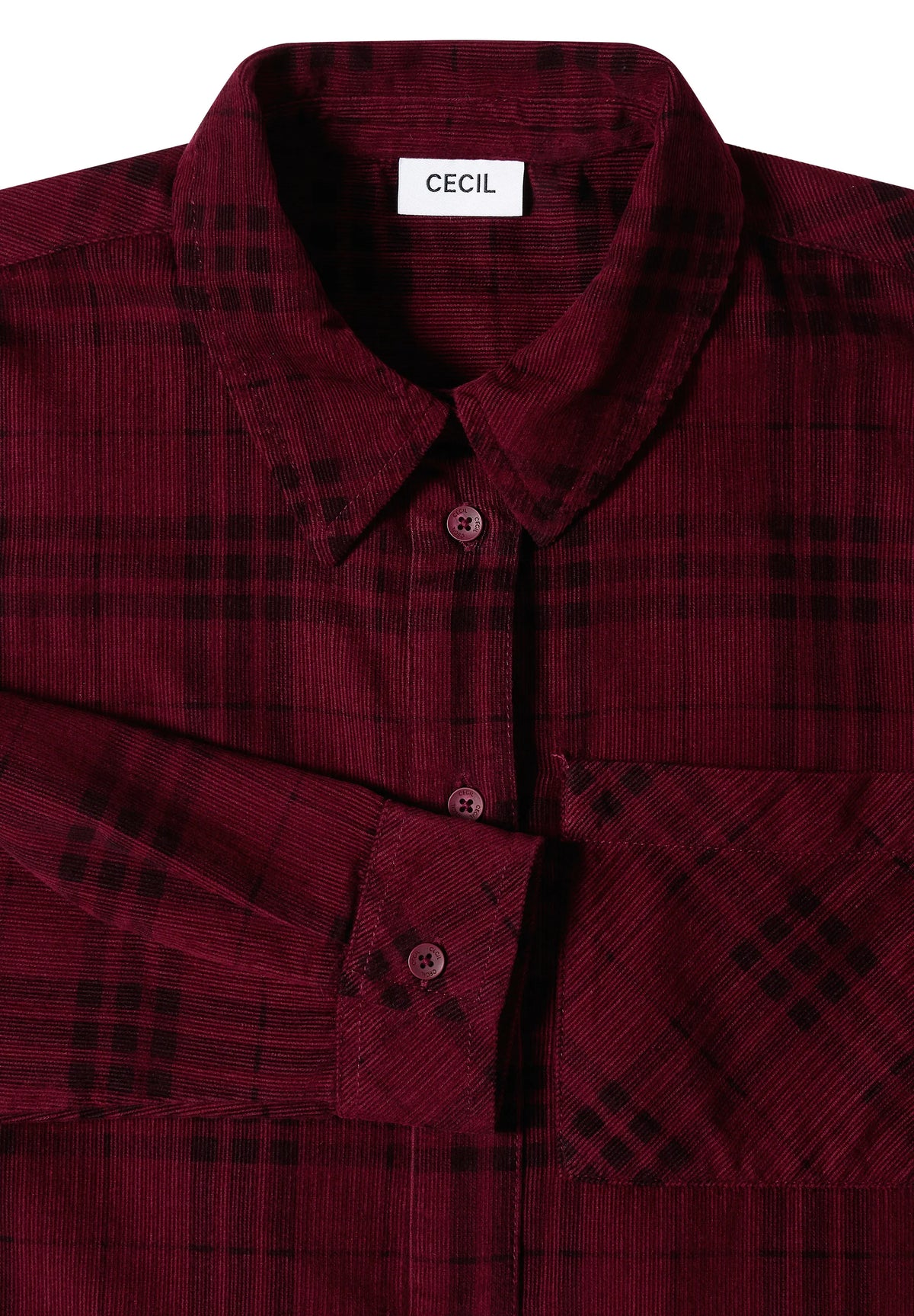 Hemdbluse kariert aus Baumwolle