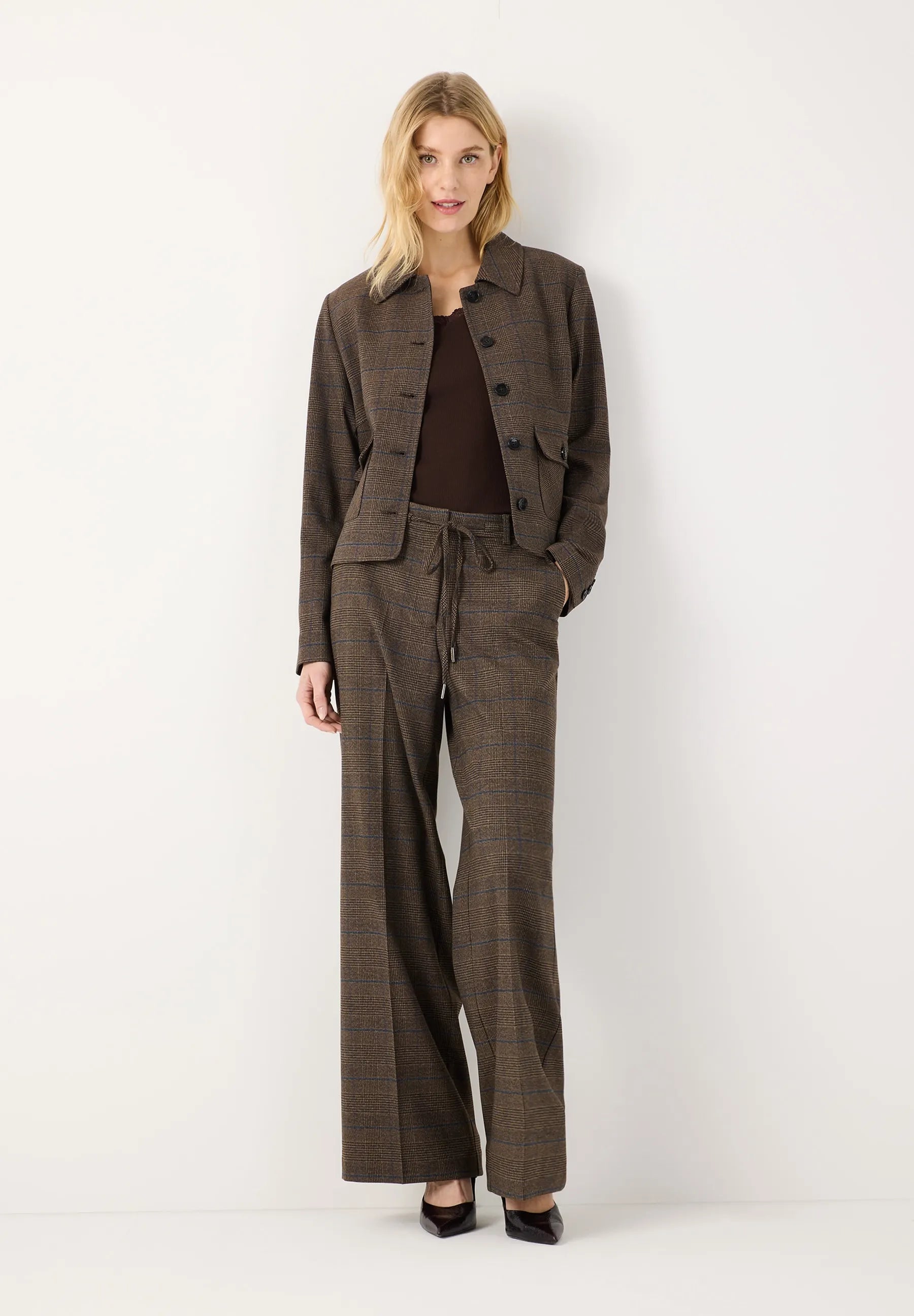 Blazer-Jacke aus Viskosemix
