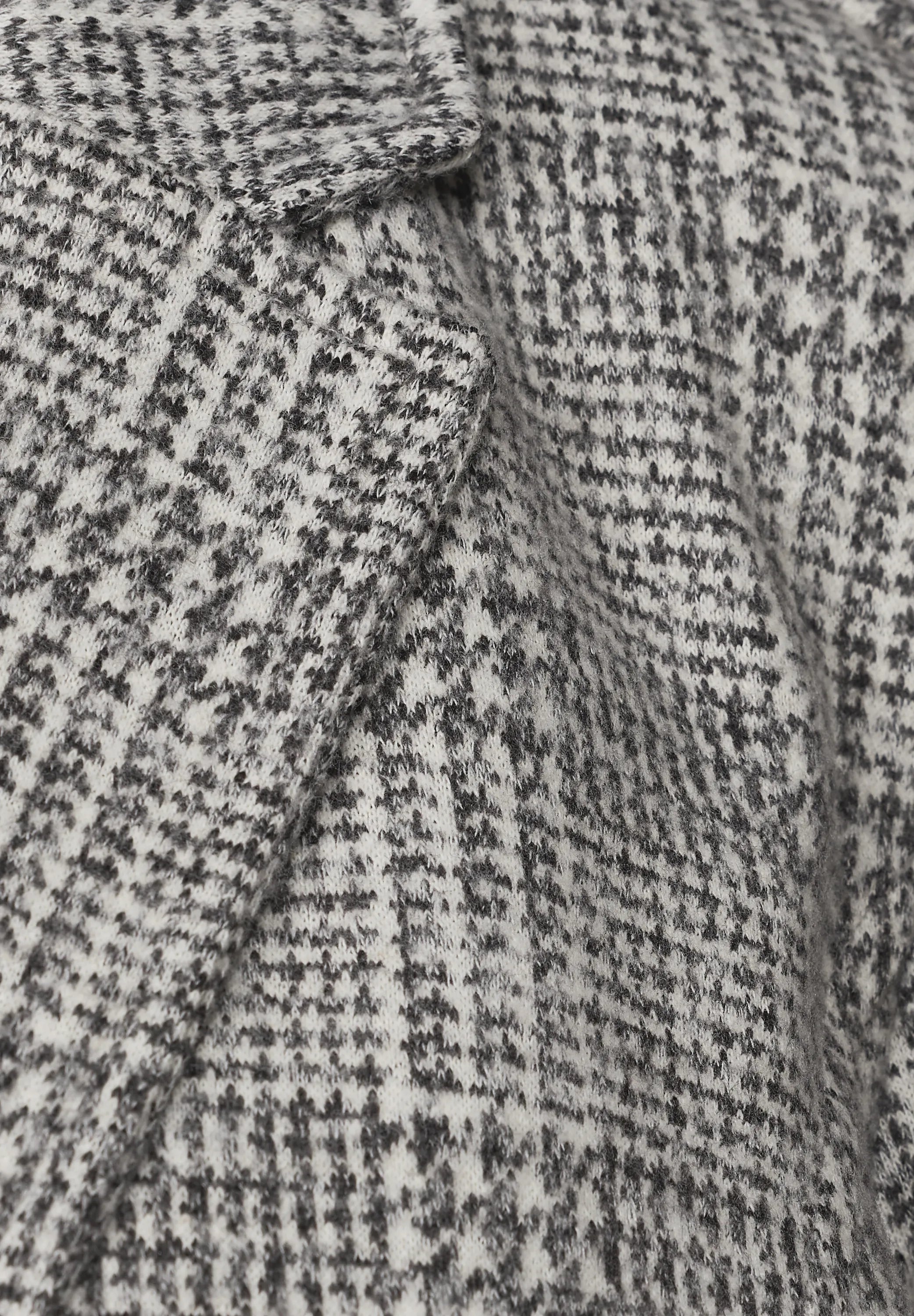 Blazer mit Karomuster und Knöpfen