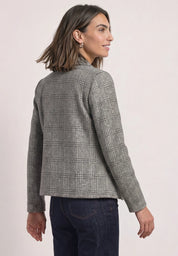 Blazer mit Karomuster und Knöpfen