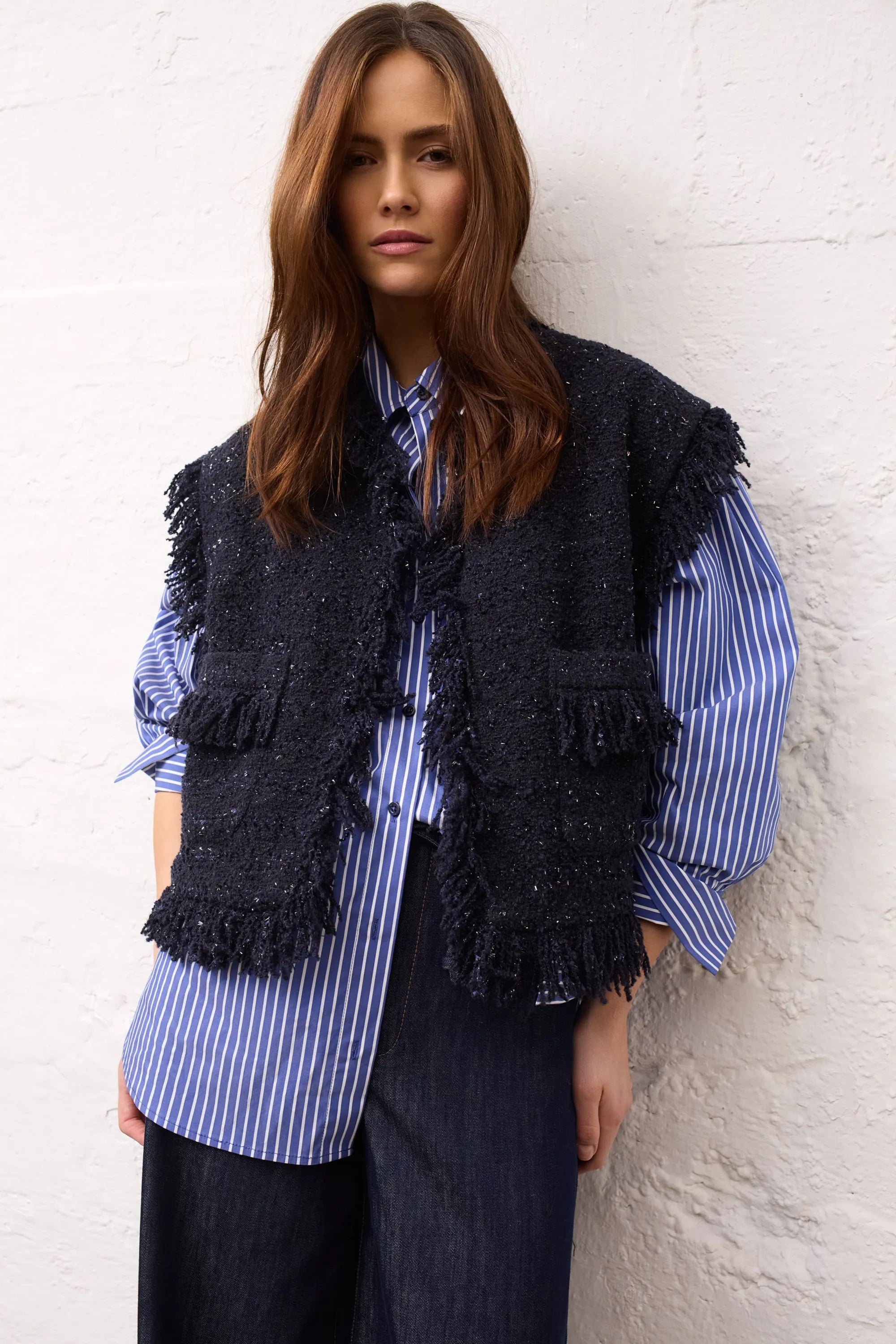 Bluse gestreift Oversized Fit