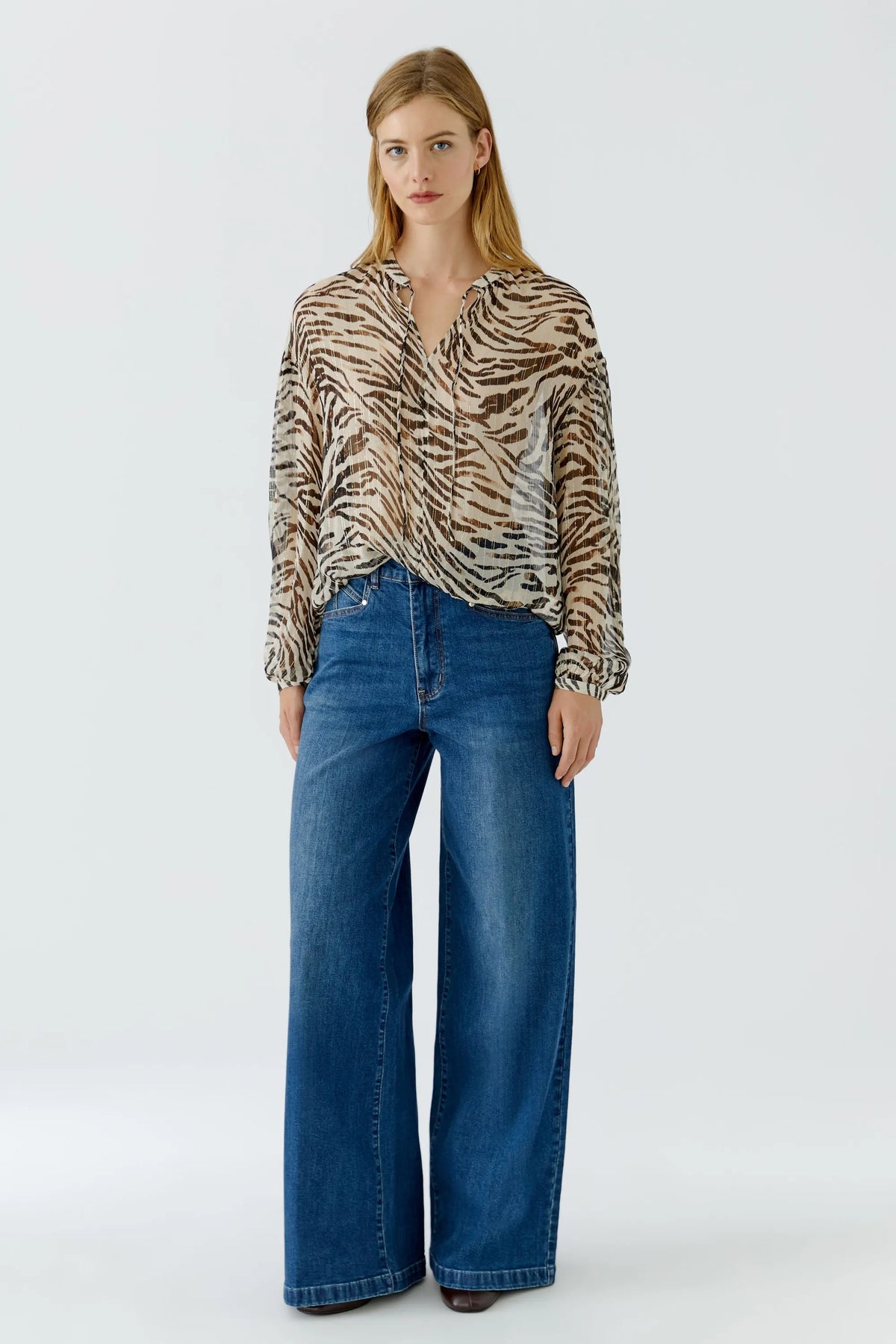 Bluse aus Viskose