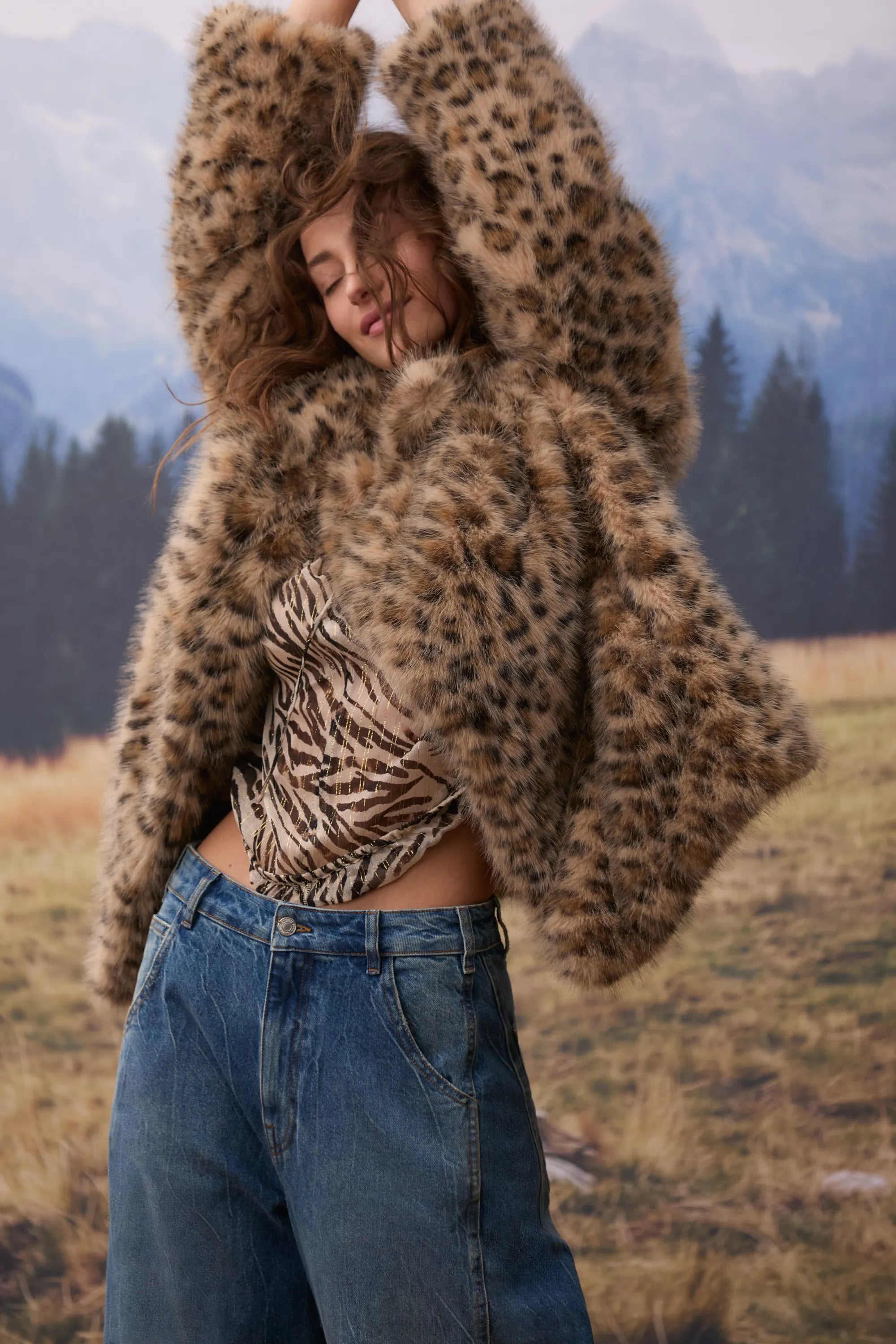 Bluse aus Viskose