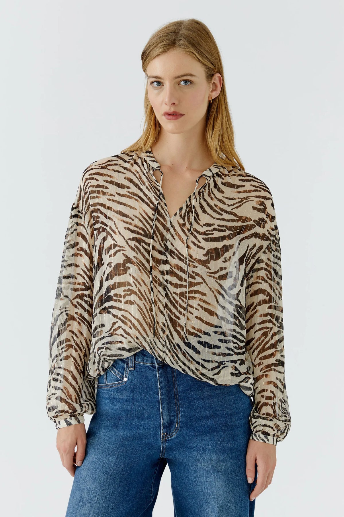 Bluse aus Viskose