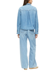 Jeansbluse aus Baumwolle