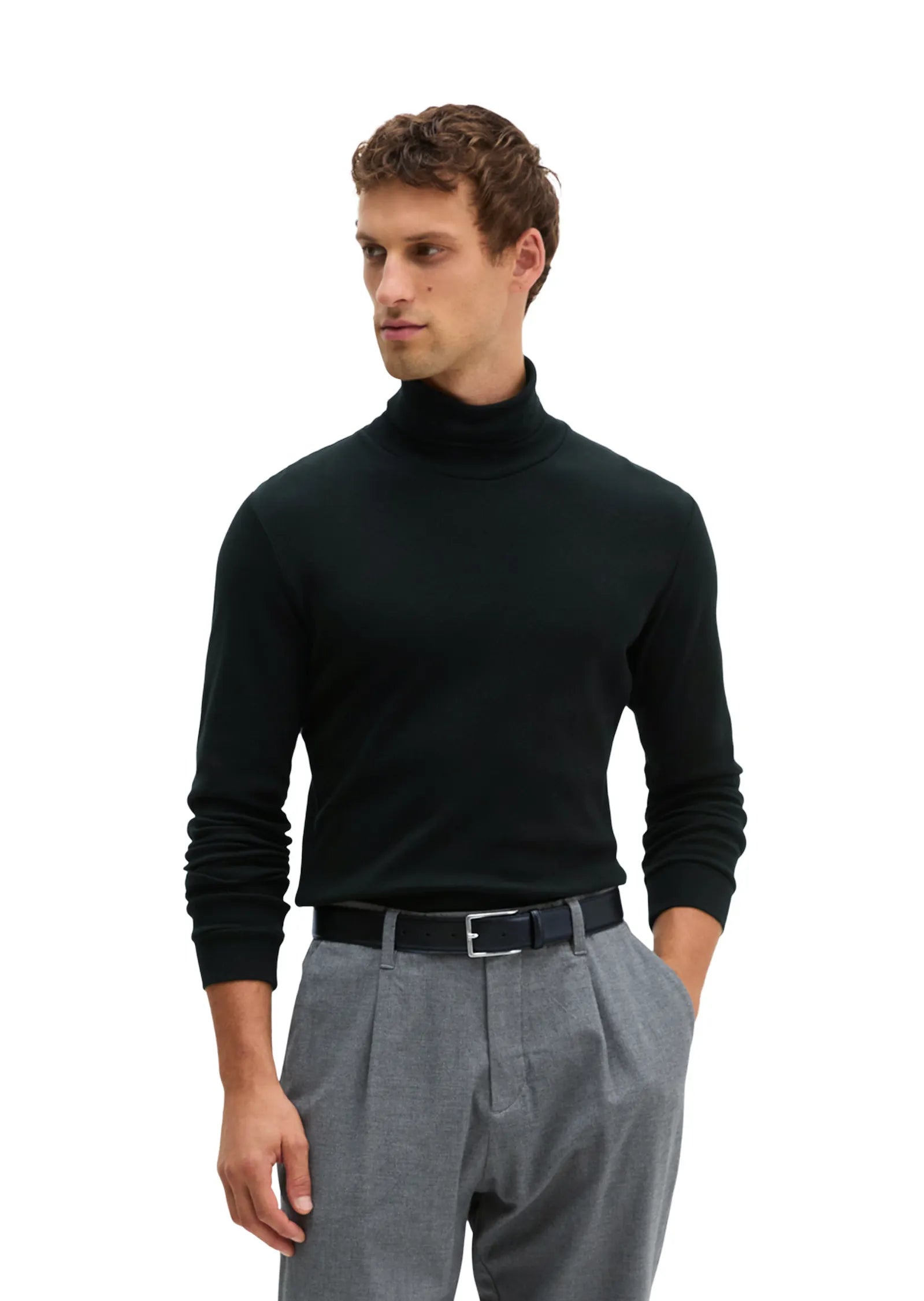 Rollkragenpullover aus Bio-Baumwolle