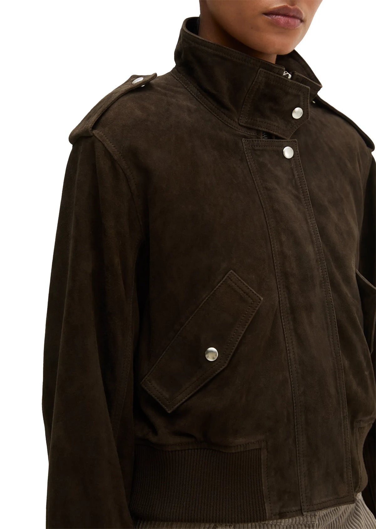 Lederblouson Regular Fit