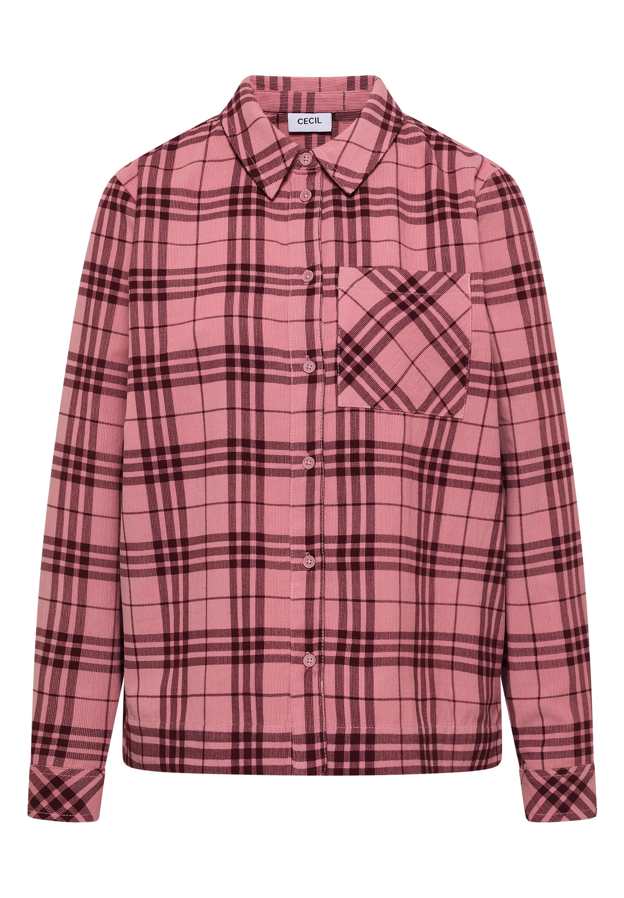 Hemdbluse kariert aus Baumwolle