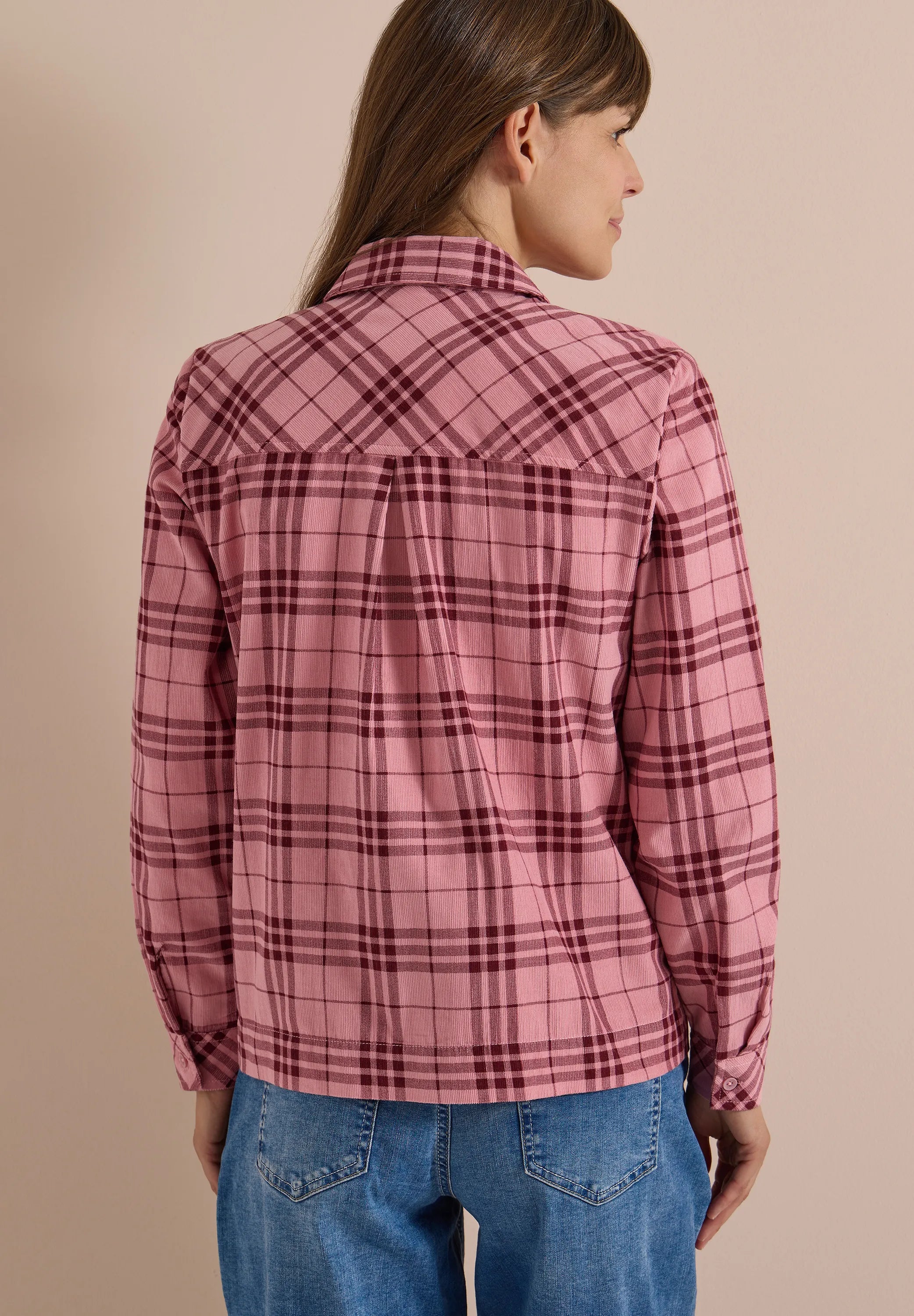 Hemdbluse kariert aus Baumwolle