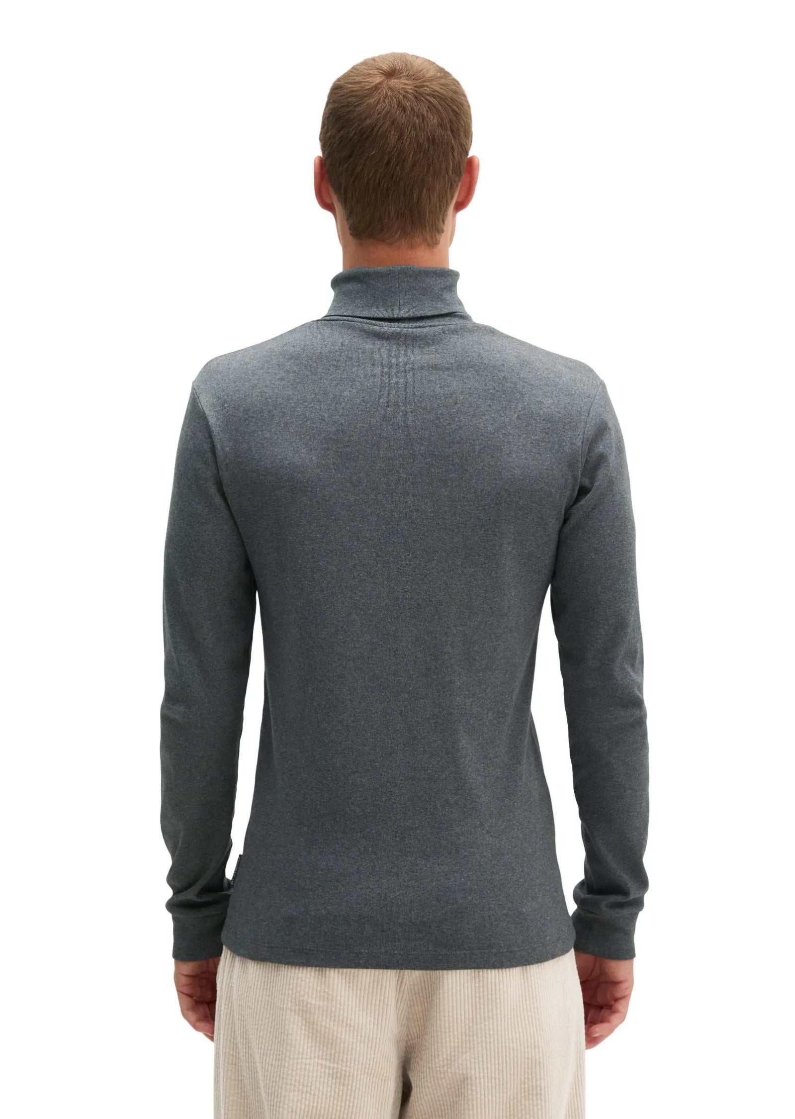 Rollkragenpullover aus Bio-Baumwolle