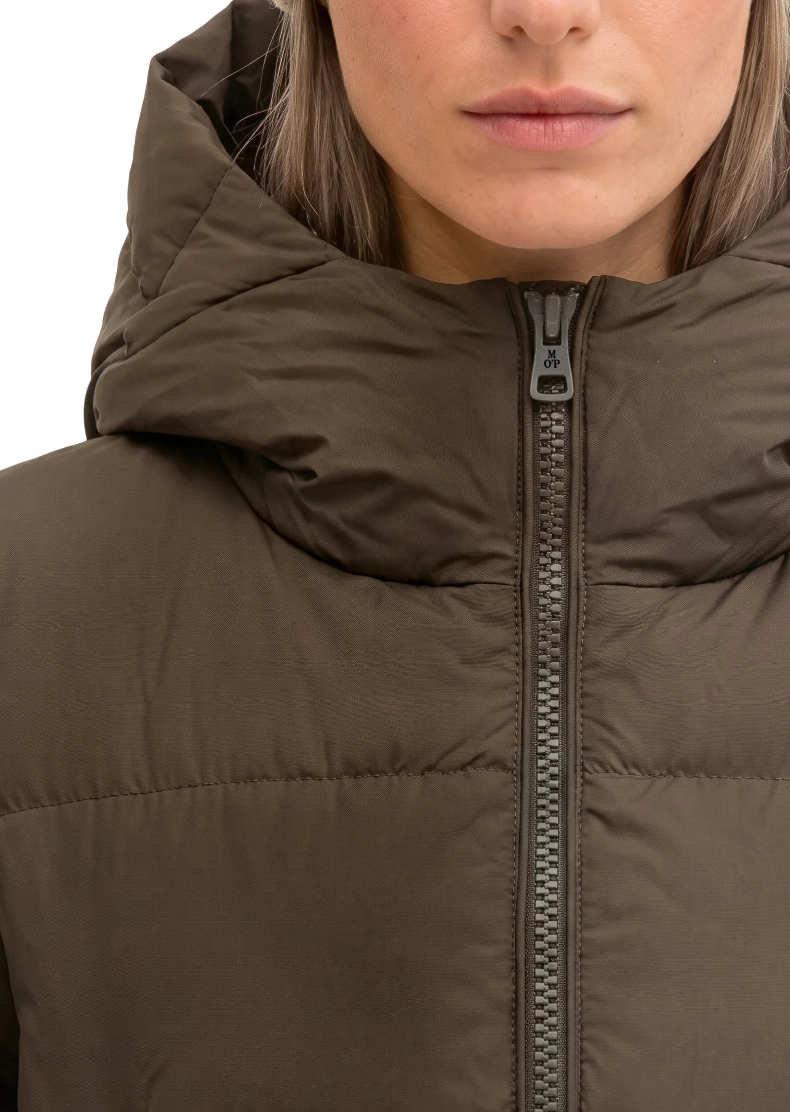 Daunenjacke mit Kapuze