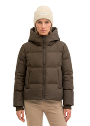 Daunenjacke mit Kapuze