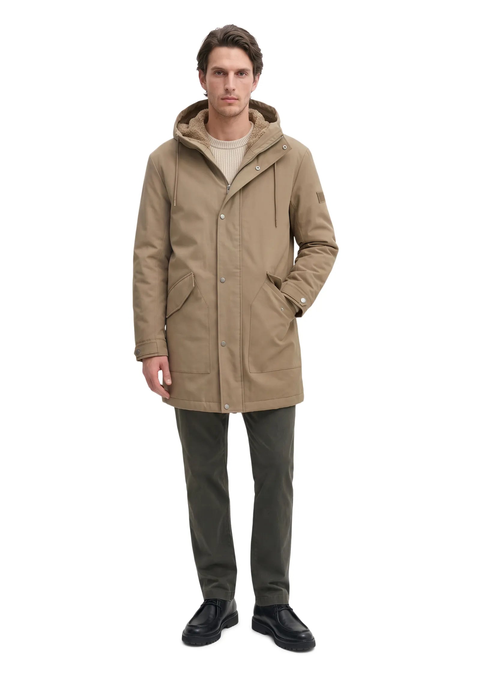 Winterjacke aus Baumwolle