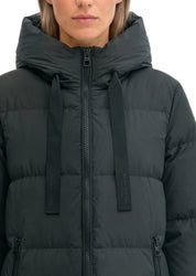 Puffer-Daunenjacke mit Kapuze