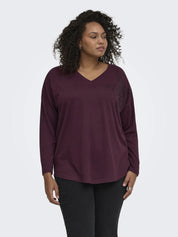 Strickpullover CARALBA mit V-Ausschnitt