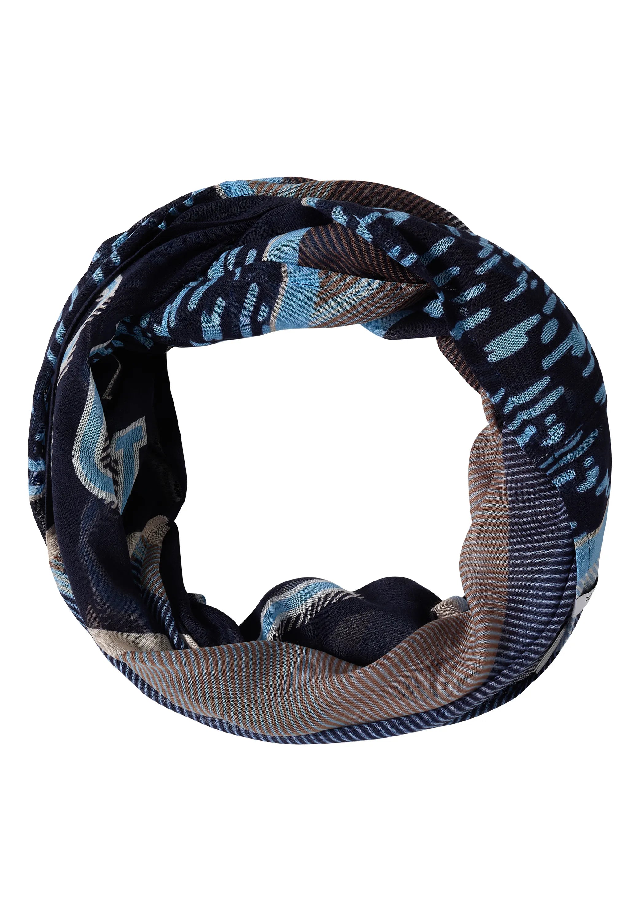Loop-Schal im Patchwork-Print