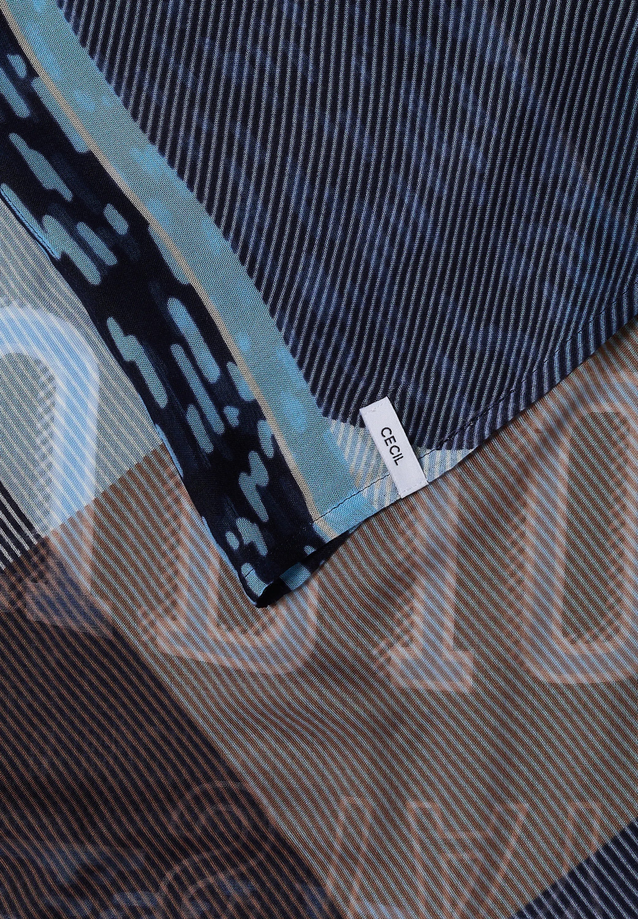 Loop-Schal im Patchwork-Print