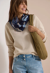 Loop-Schal im Patchwork-Print