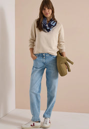 Loop-Schal im Patchwork-Print