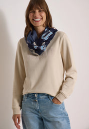 Loop-Schal im Patchwork-Print