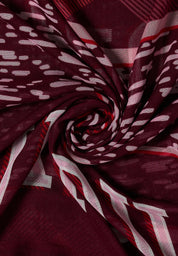 Loop-Schal im Patchwork-Print