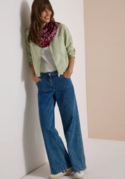 Loop-Schal im Patchwork-Print