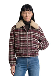 Blouson aus Wollmix