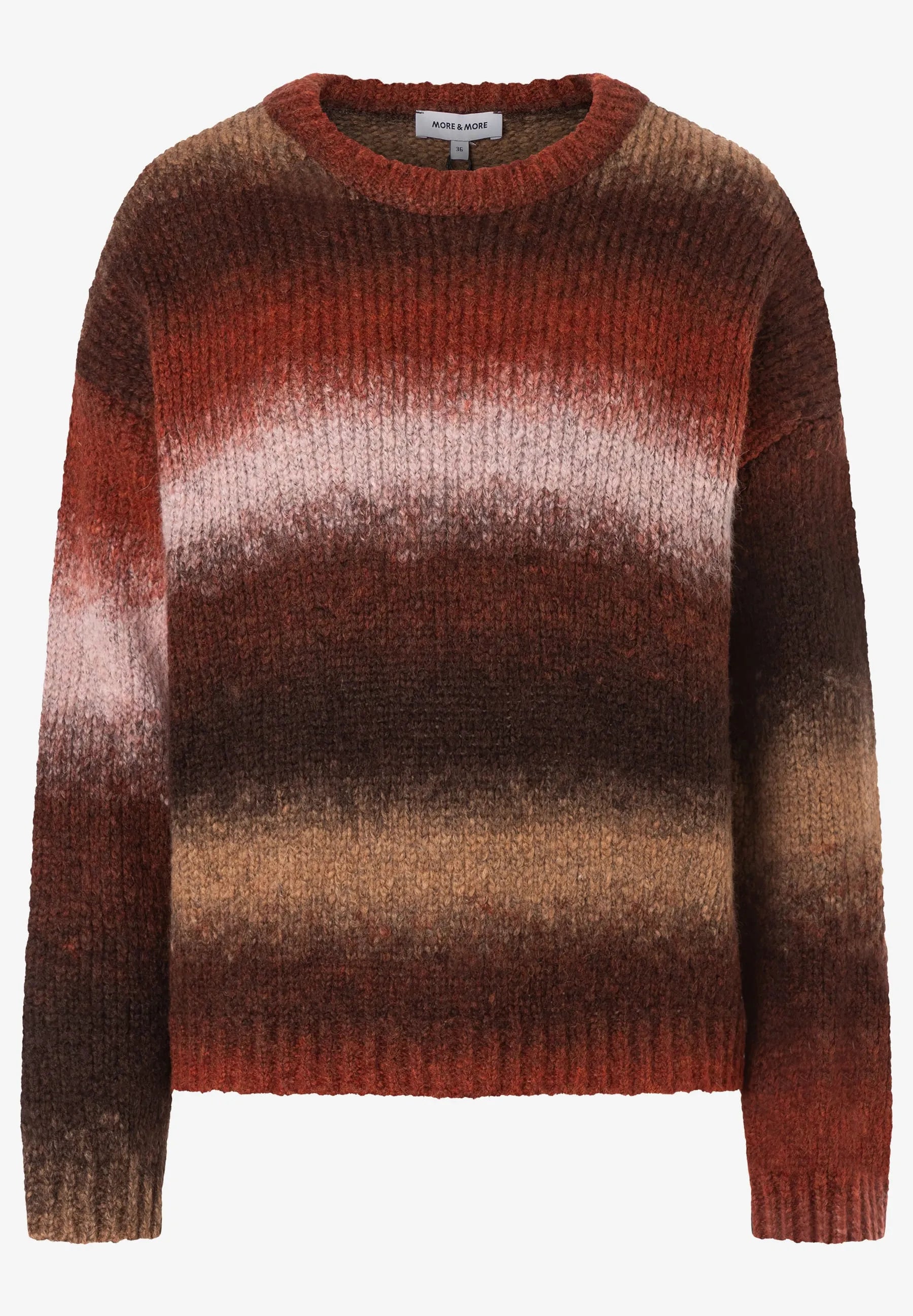 Strickpullover mit Farbverlauf