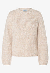 Strickpullover mit weiten Ärmeln