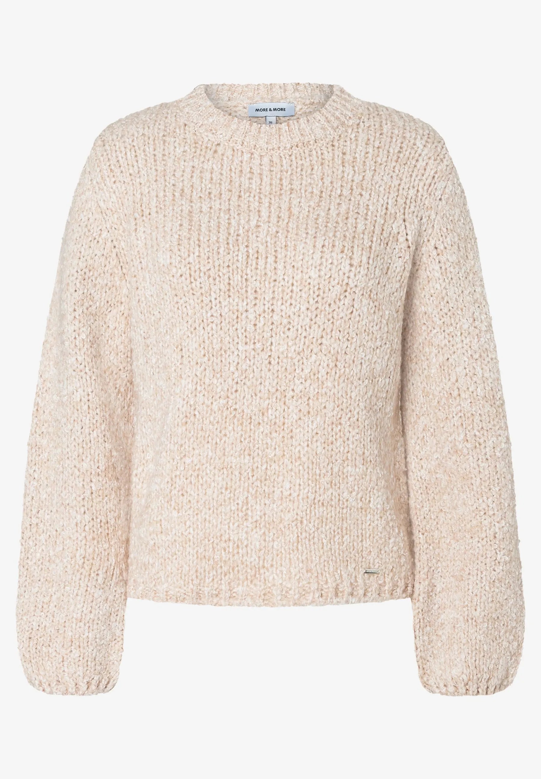 Strickpullover mit weiten Ärmeln