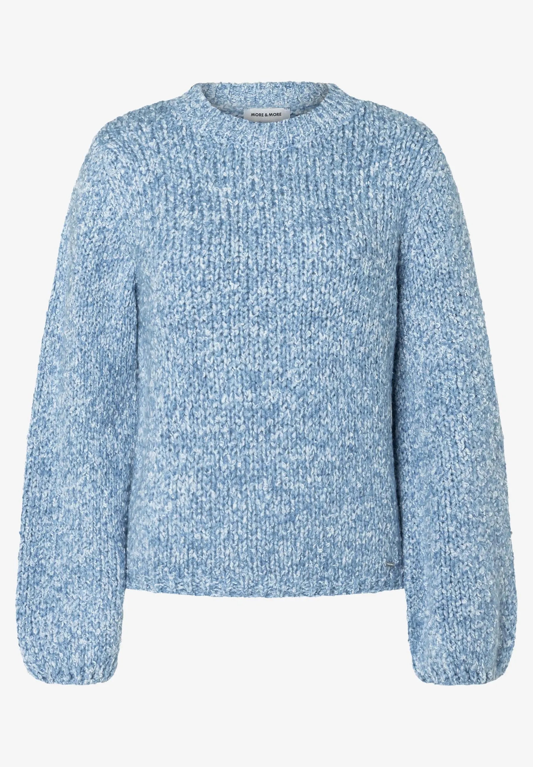 Strickpullover mit weiten Ärmeln