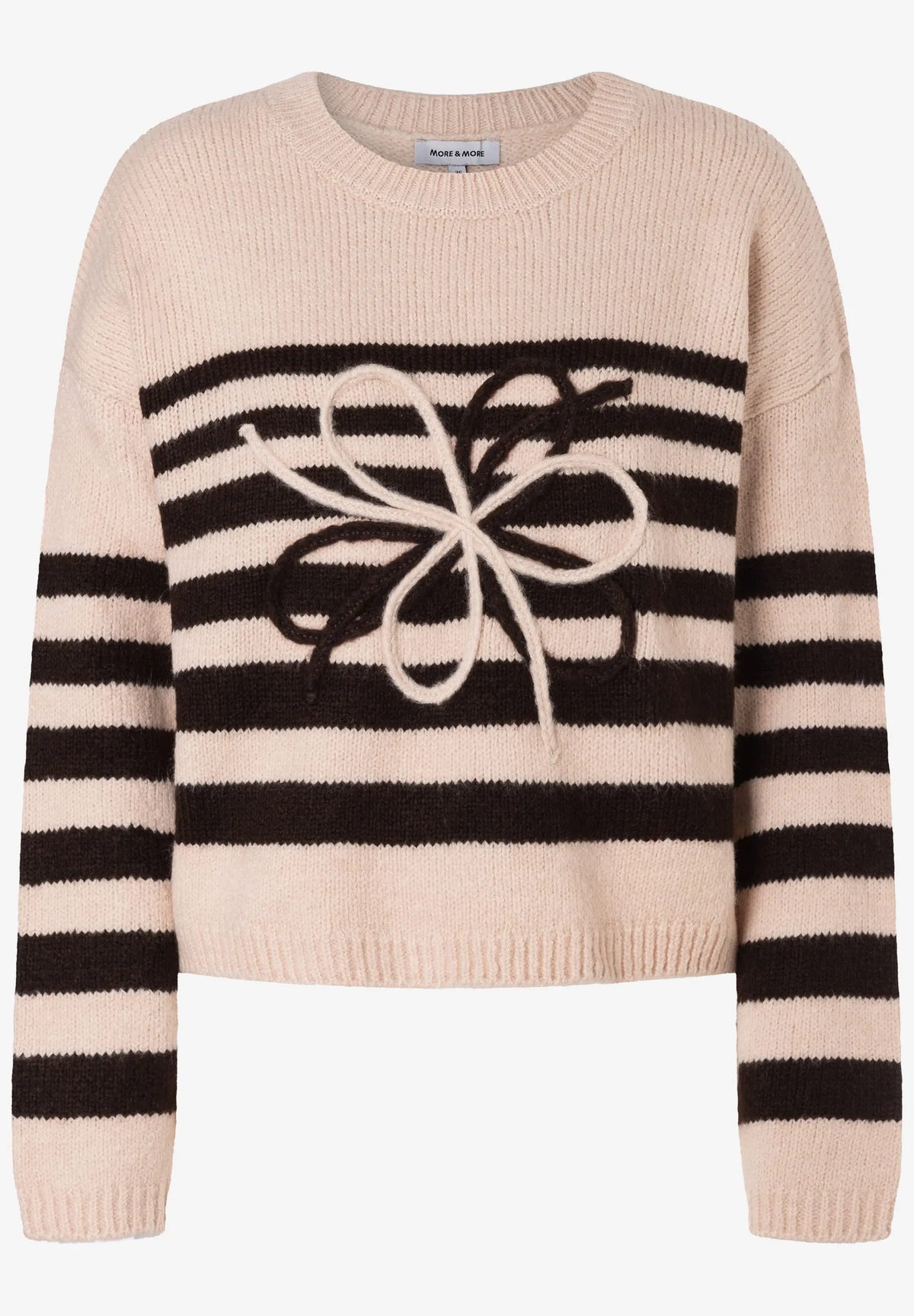 Strickpullover mit Streifen