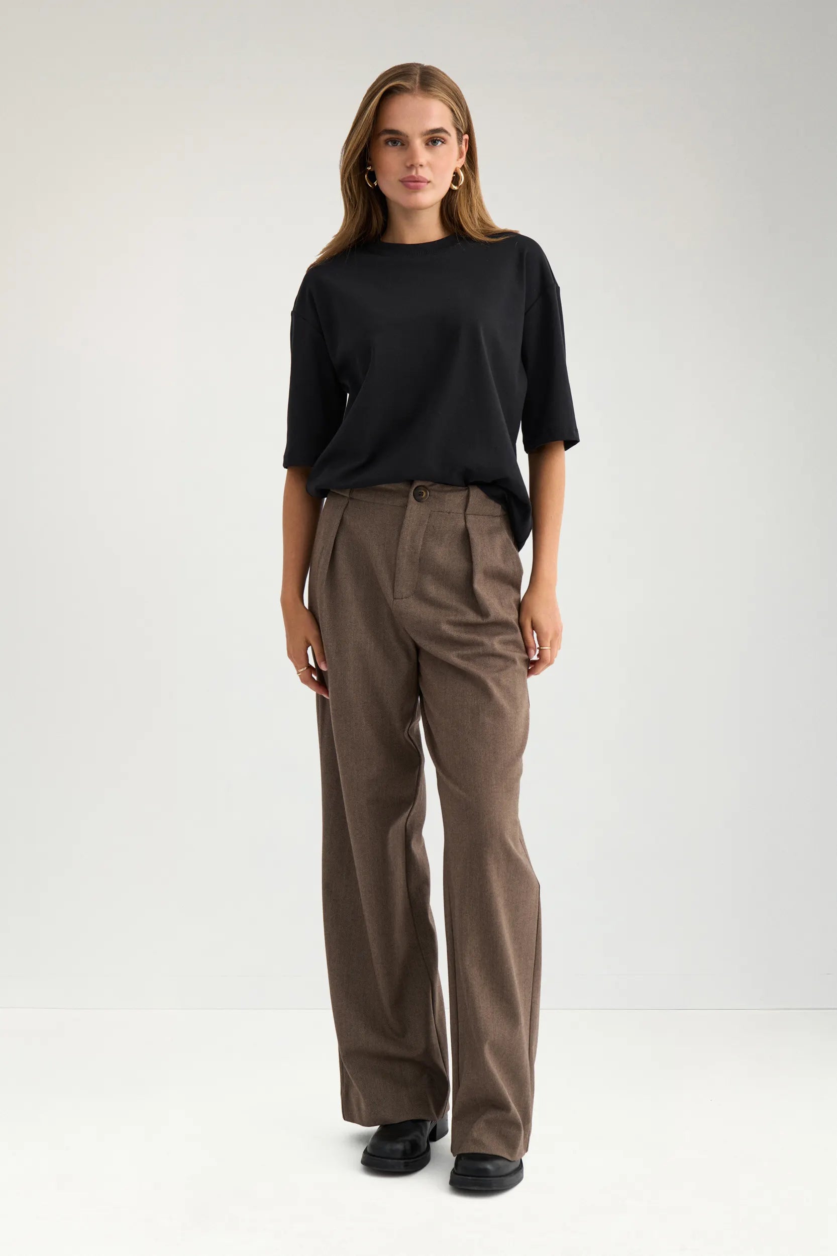Bundfaltenhose NULIPPA Straight Leg