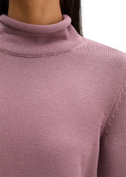 Strickpullover mit hohem Kragen