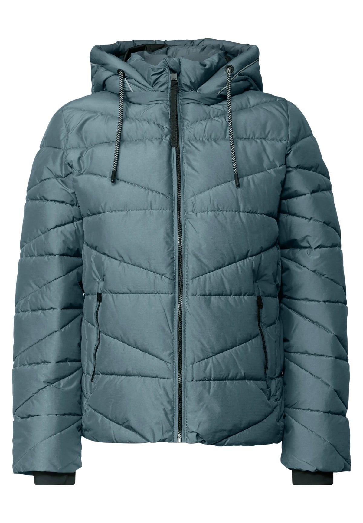 Steppjacke mit Kapuze