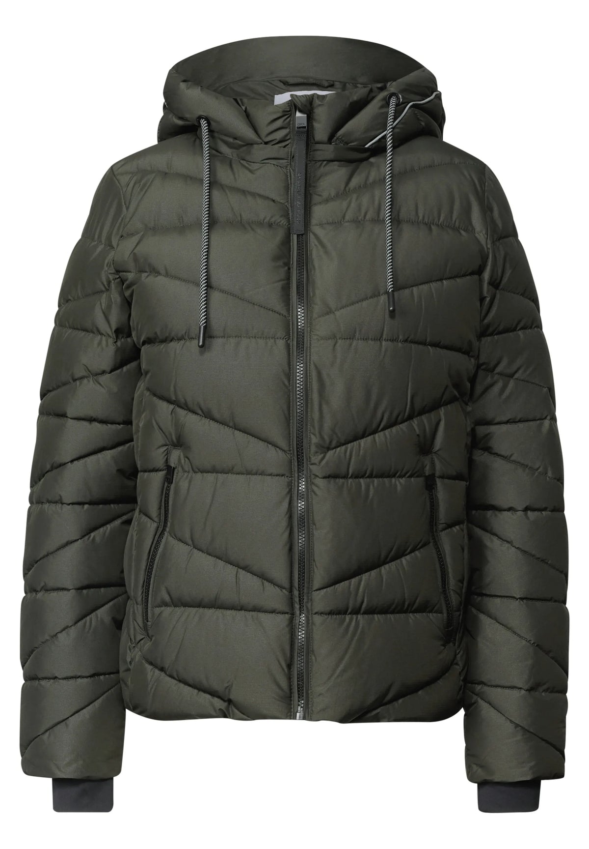 Steppjacke mit Kapuze