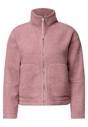 Fleecejacke mit Teddy-Optik